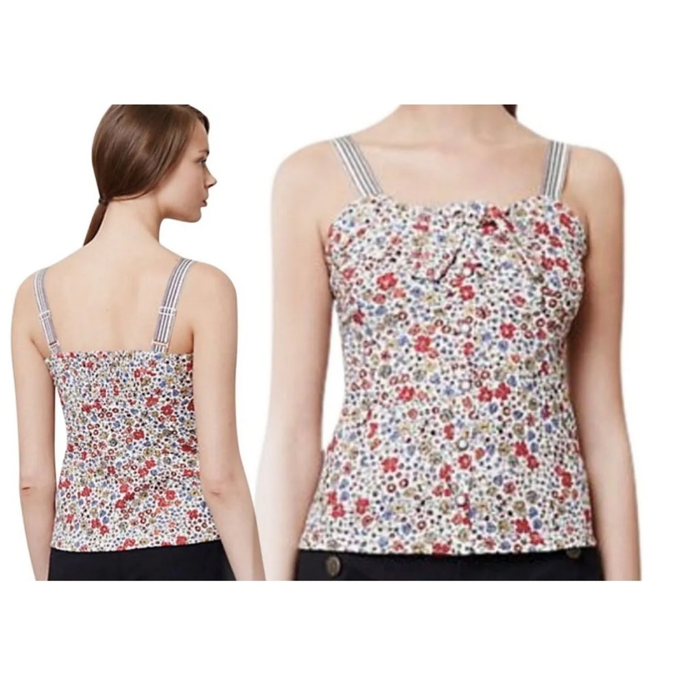 Anthropologie Postmark floral tank size large